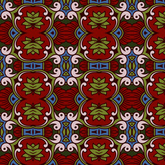 Ethnic Mandala Round Ornament Pattern 