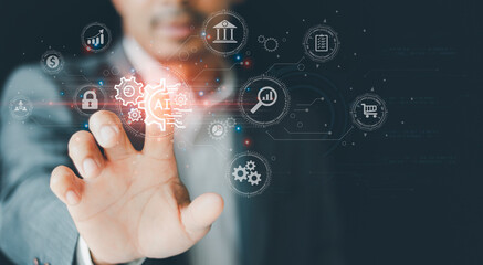 Digital transformation technology strategy, IoT, internet of things. transformation of ideas and the adoption of technology in business in the digital age, enhancing global business capabilities. Ai