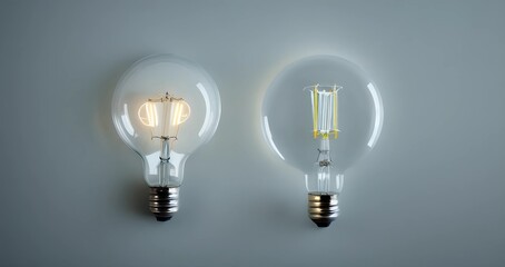 light bulb with background, idea concept, illustration, Generative, AI