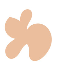 Pastel Abstract Shape Blob Decor