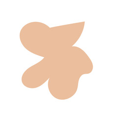 Pastel Abstract Shape Blob Decor
