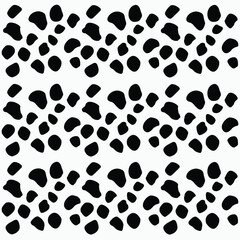 Cow print background vector illustration. Cow print seamless pattern vector
