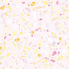 Terrazzo Texture Vector. Flooring Seamless Pattern