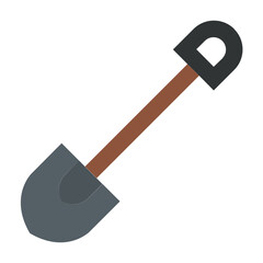 shovel flat icon