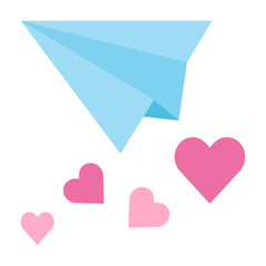 Valentine flat icon