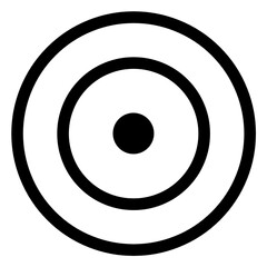 Concentric circles icon 
