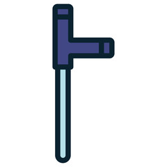 baton stick weapon illustration