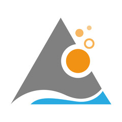 Triangle logo icon design