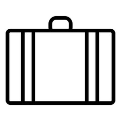 suitcase outline icon
