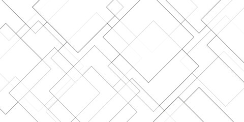 Abstract white geometrical vector background with lines, modern and seamless geometric background with squares and black and white lines, technology modern background with geometrical shapes.