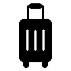 suitcase solid icon