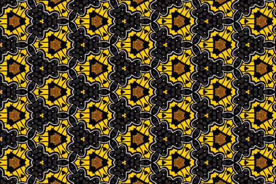 Colored and seamless African pattern, high definition (HD format), photo