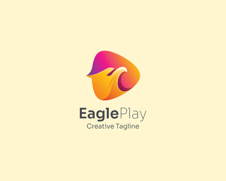 Eagle play media logo gradient