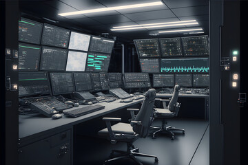 Stock Traders Control Room, Stock Market Technologies, Stock Exchange Trading Screens, Professional Traders Workstation, generative ai
