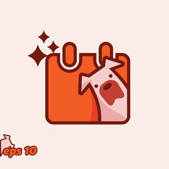 Peeking Dog Schedule Icon