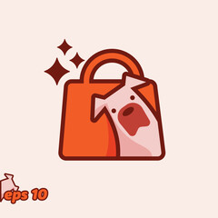 Peeking Dog Shop Icon