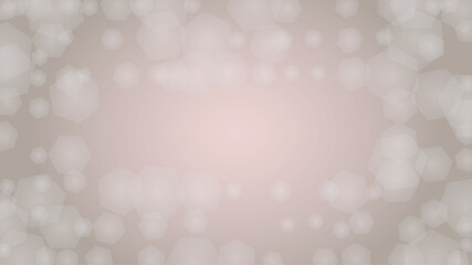 Abstract Vector Pink Background with Silver and White Light Spots. Magic Shiny Pastel Print. Baby Print. Romantic Bokeh Blurred Page Design for St' Valentines Day.  Gentle Stardust Pattern.