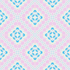 Vector geometric ornament in ethnic style. Seamless pattern with  abstract shapes, repeat tiles. Vintage retro texture.Repeating pattern for decor, fabric,textile and fabric.