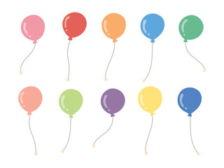 カラフルな風船セット