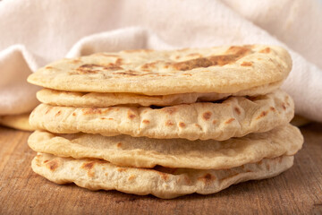 Traditional pita for making sandwiches