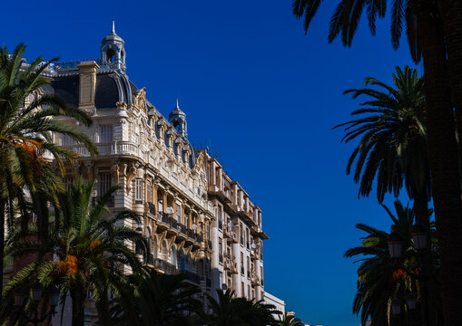 Old colonial french building, North Africa, Oran, Algeria
