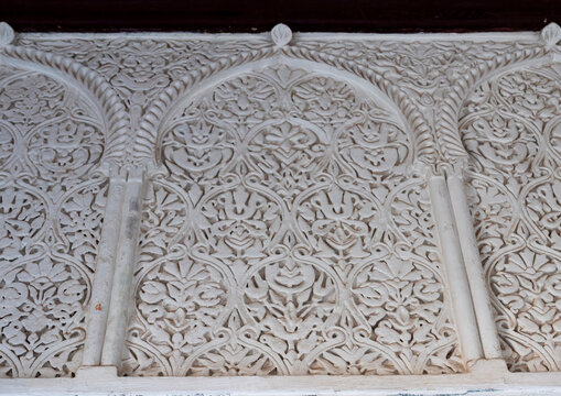 Chateau Neuf fort gypsum decoration, North Africa, Oran, Algeria