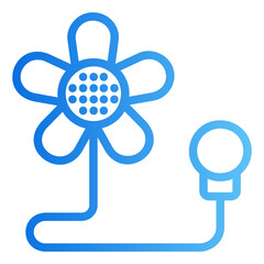 flower gradient icon