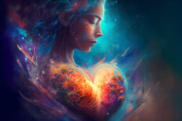 Moments of stillness and Healing Reflections, Generative AI