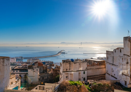 Fishing port down of the Casbah, North Africa, Algiers, Algeria
