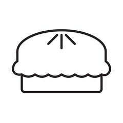 PIE design vector icon