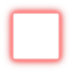red glowing square frame