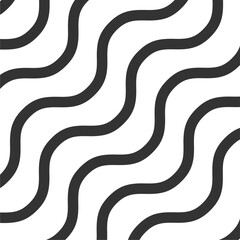 Fototapeta premium geometric seamless pattern in black color