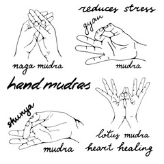 Healing hand mudras