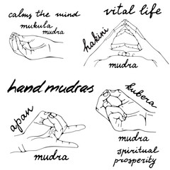 Healing hand mudras