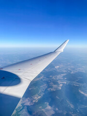 Obraz premium View from airplane window