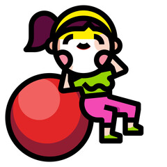 fitnessball icon