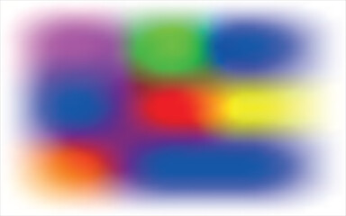 Obraz premium Blurred background with modern abstract light blurred color gradient. Holographic Vector