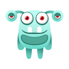 illustration unique monster design mascot