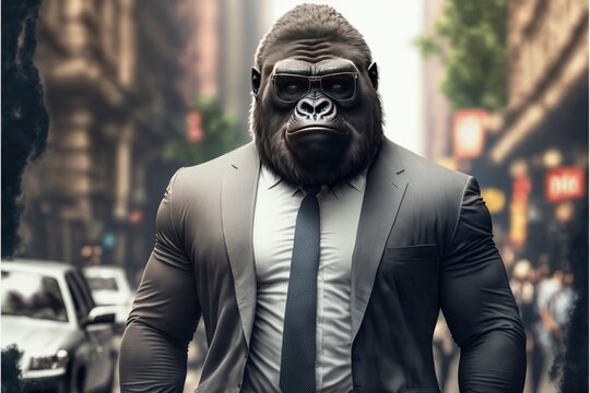 gorilla in the suit