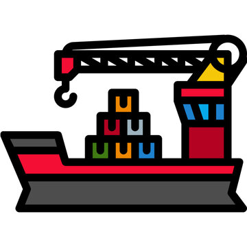recommend clip art: cargoship icon