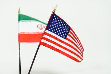 A national flag with a symbol of the country