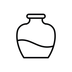 Honey pot icon clip art illustration isolated