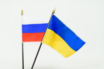 A national flag with a symbol of the country