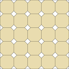 Ancient Tiles, cream and white, neutral, Vienna 1900, Octagon, Cement Tiles