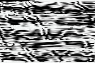 Seamless pattern with hand drawn wavy lines, editable EPS vector format