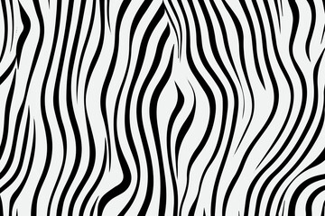 Seamless pattern with hand drawn wavy lines, editable EPS vector format