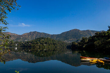 Naukuchiatal lake located in Bhimlal, Uttarakhand  © Kandarp