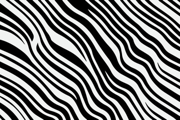 Seamless pattern with hand drawn wavy lines, editable EPS vector format