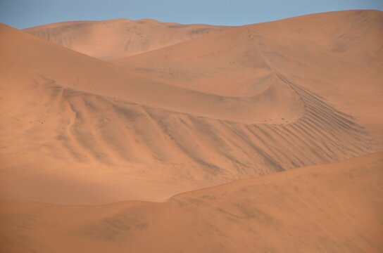 Beautiful structures at the dunes of Sossusvlei