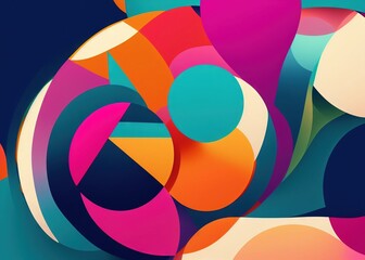 Obraz premium Colorful origami paper as abstract wallpaper background (Generative AI)